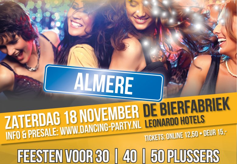 30 40 50 plus Dancing Party Almere - Dansfeest