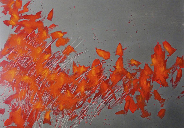 De weg van het Penseel op papier en linnen