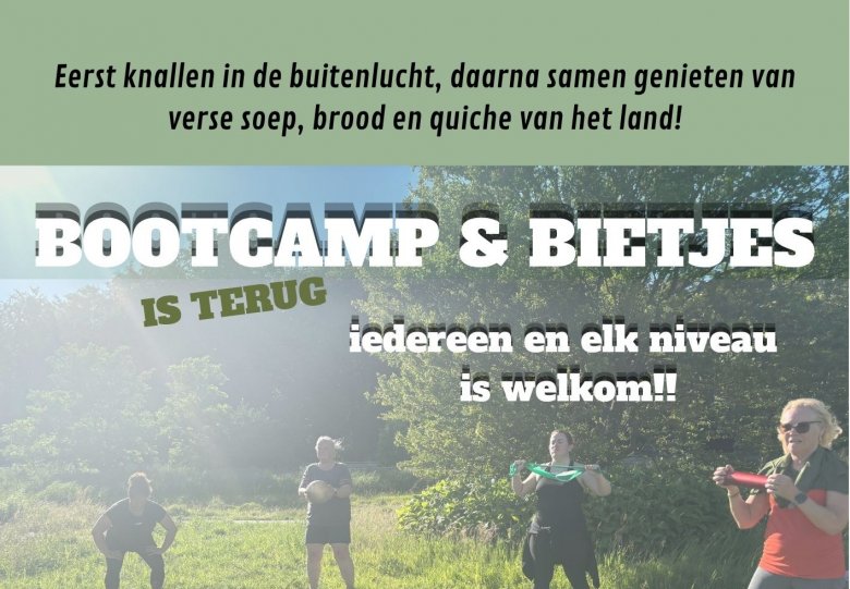 Bootcamp & Bietjes in Wassenaar is terug! | Sporten & Eten op het Land