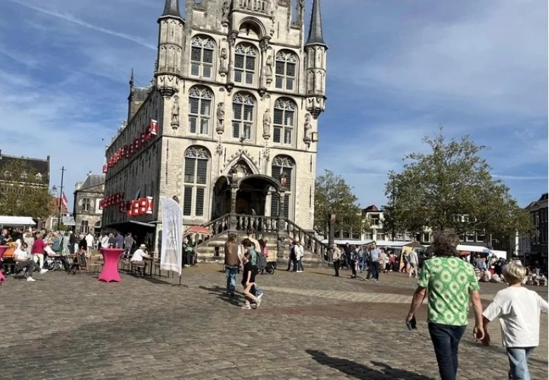 Zeldzaam Mooi event de Markt in Gouda