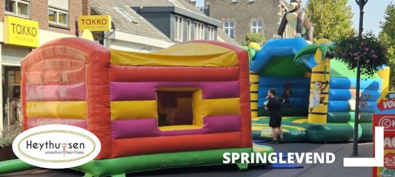 Gratis springkussen evenement in Heythuysen Centrum