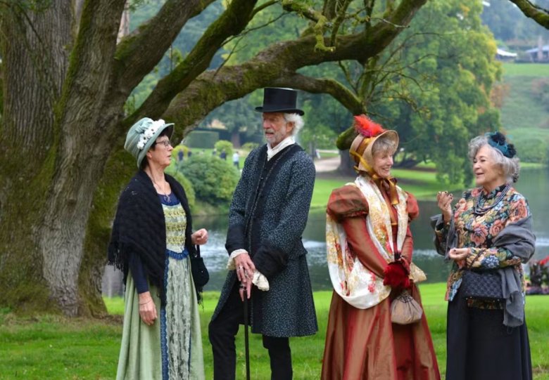 Vossenjacht in het park van Kasteel Rosendael