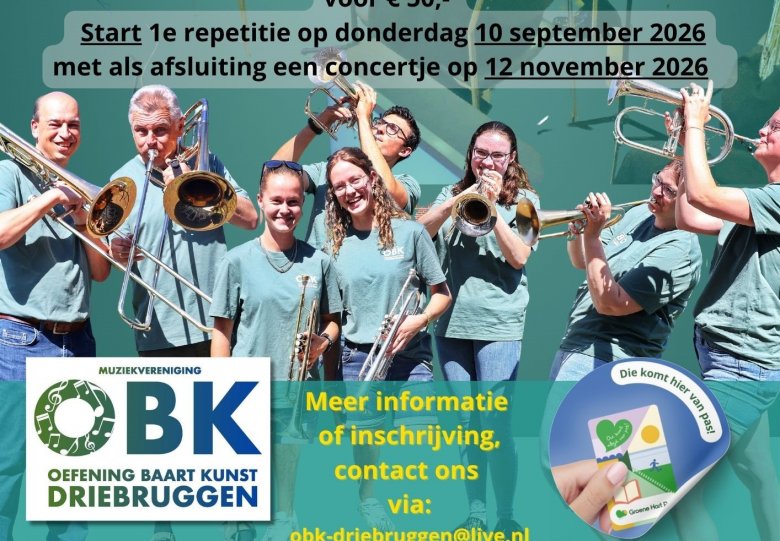 Muziekvereniging OBK Start met een Oefening Baart Talent Orkest