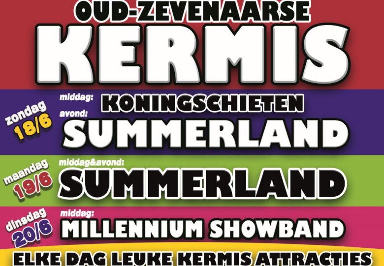 Kermis Oud Zevenaar 18-19-20 juni!