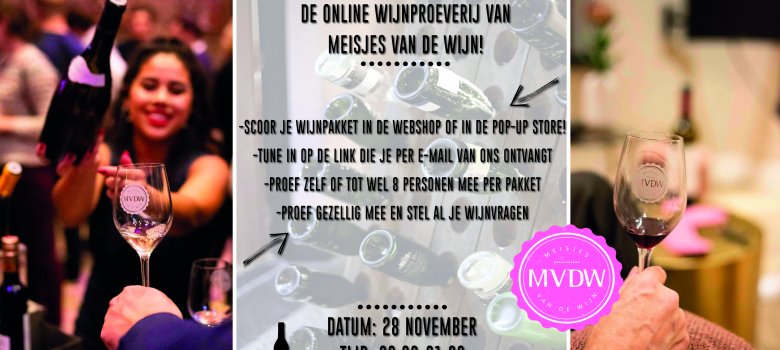 Online Wijnproeverij MVDW 28 november