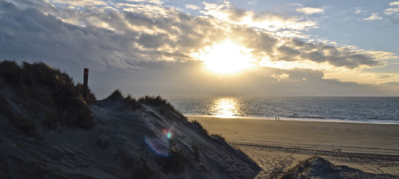 Water en strand op Schouwen-Duiveland