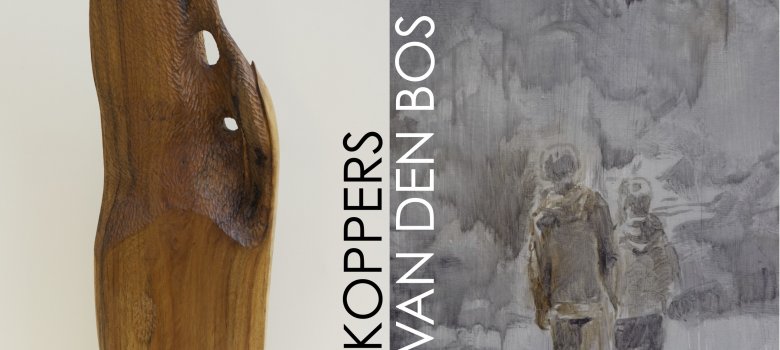 Expositie Wout Koppers (houten beelden) en Irene van den Bos (tekeningen)
