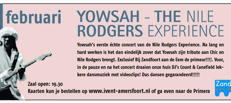 Yowsah – The Nile Rodgers Experience