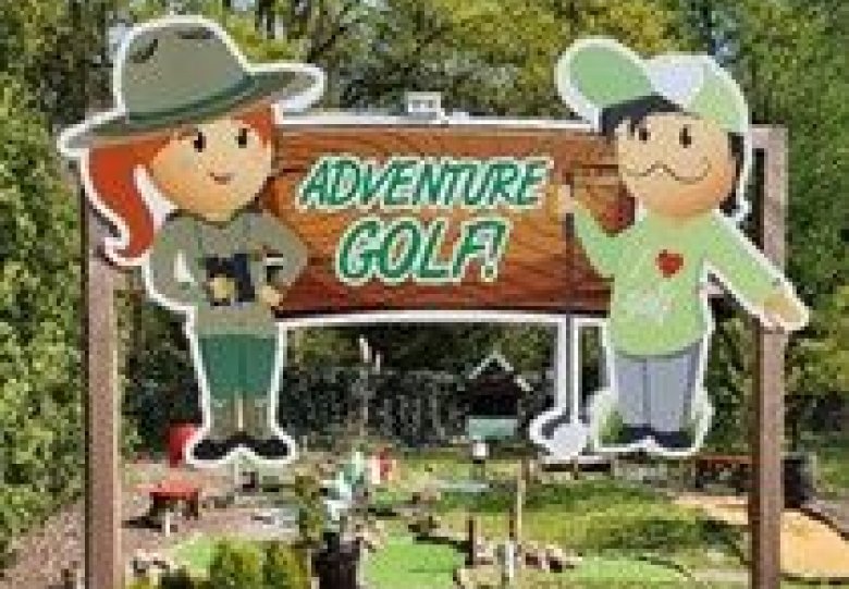 Adventure golf bij Pannenkoekenhuis de Boswachter