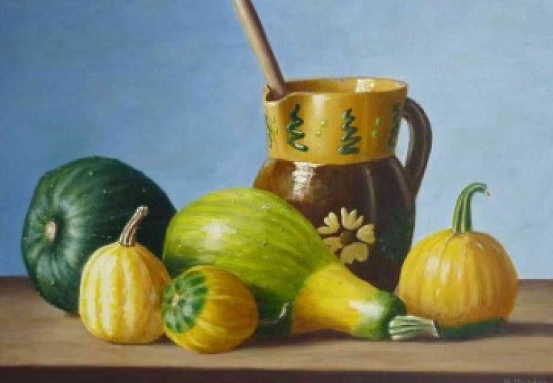 Stillevens van kunstschilder Henk Mulder