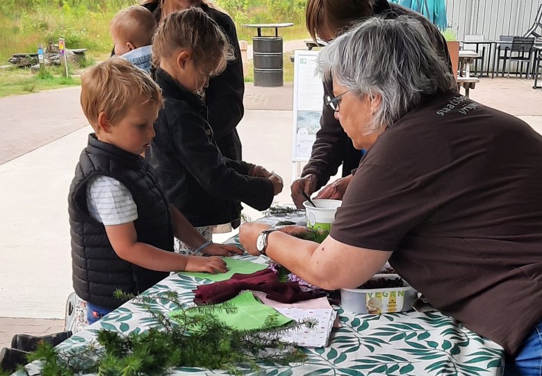 Knutselen met natuurlijke materialen