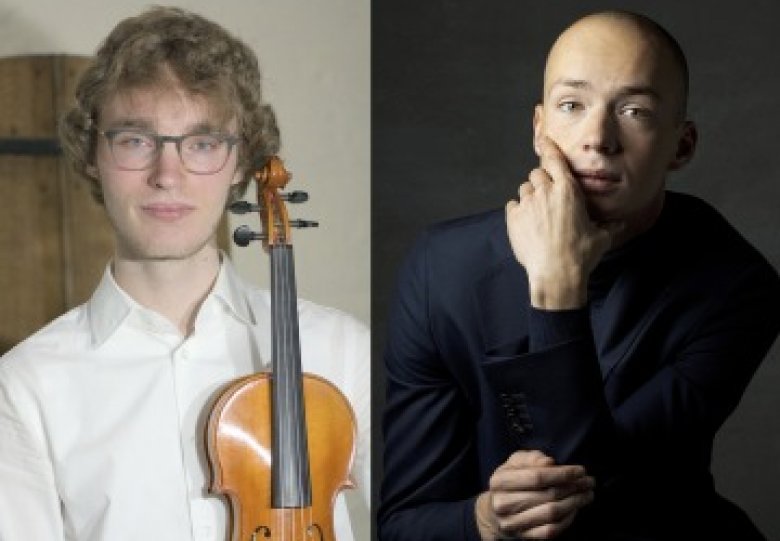 Verborgen Parels op piano en viool in de Bergkerk