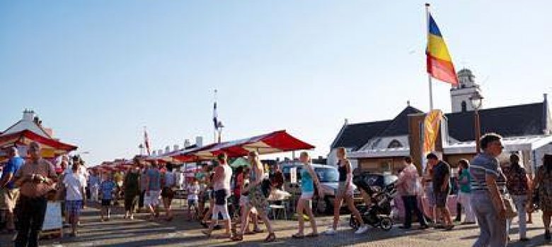 Toeristenmarkt in Katwijk aan Zee