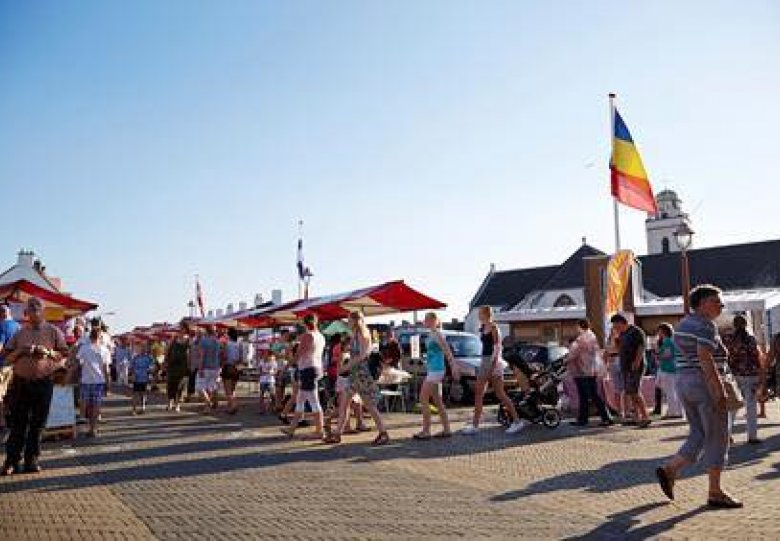 Toeristenmarkt in Katwijk aan Zee