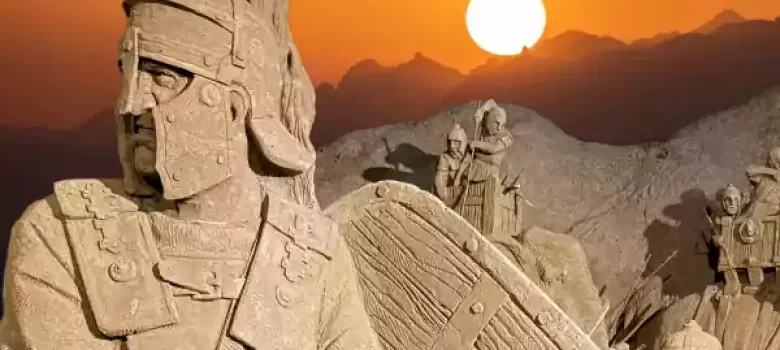 Het Romeinse Rijk in Zand
