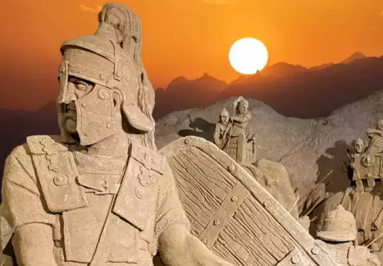 Het Romeinse Rijk in Zand
