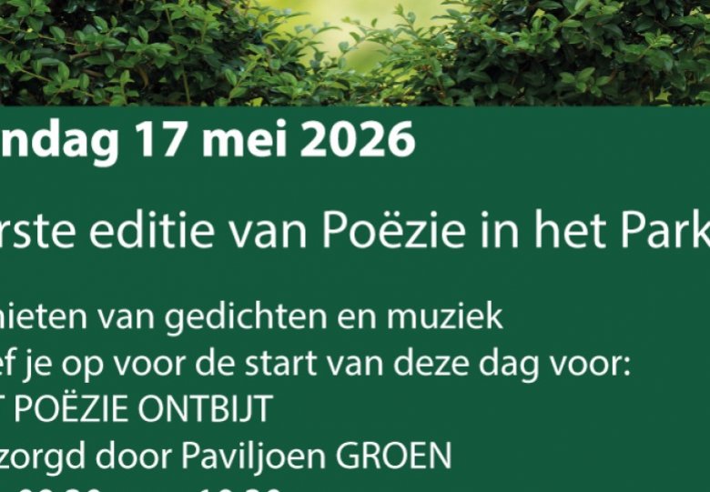 Poezie-ontbijt in het Park Bataafse Kamp