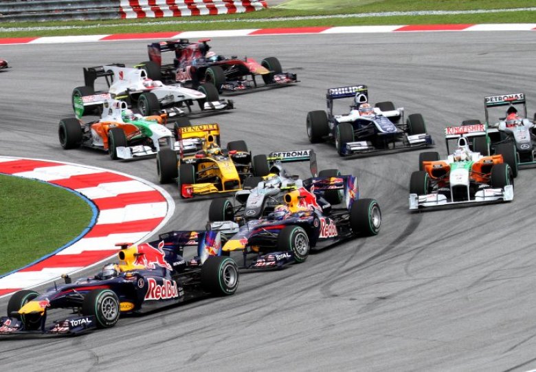 Formule 1 race kijken op groot scherm & karten