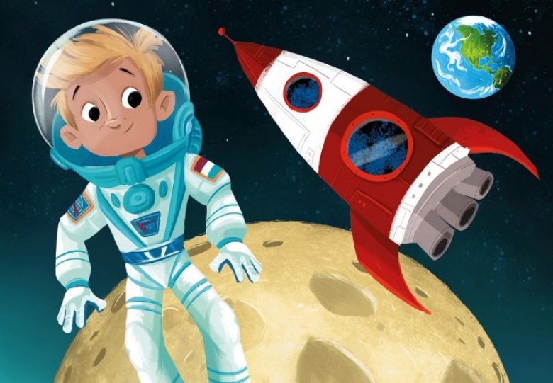 Kindervoorstelling, Andre' het astronautje
