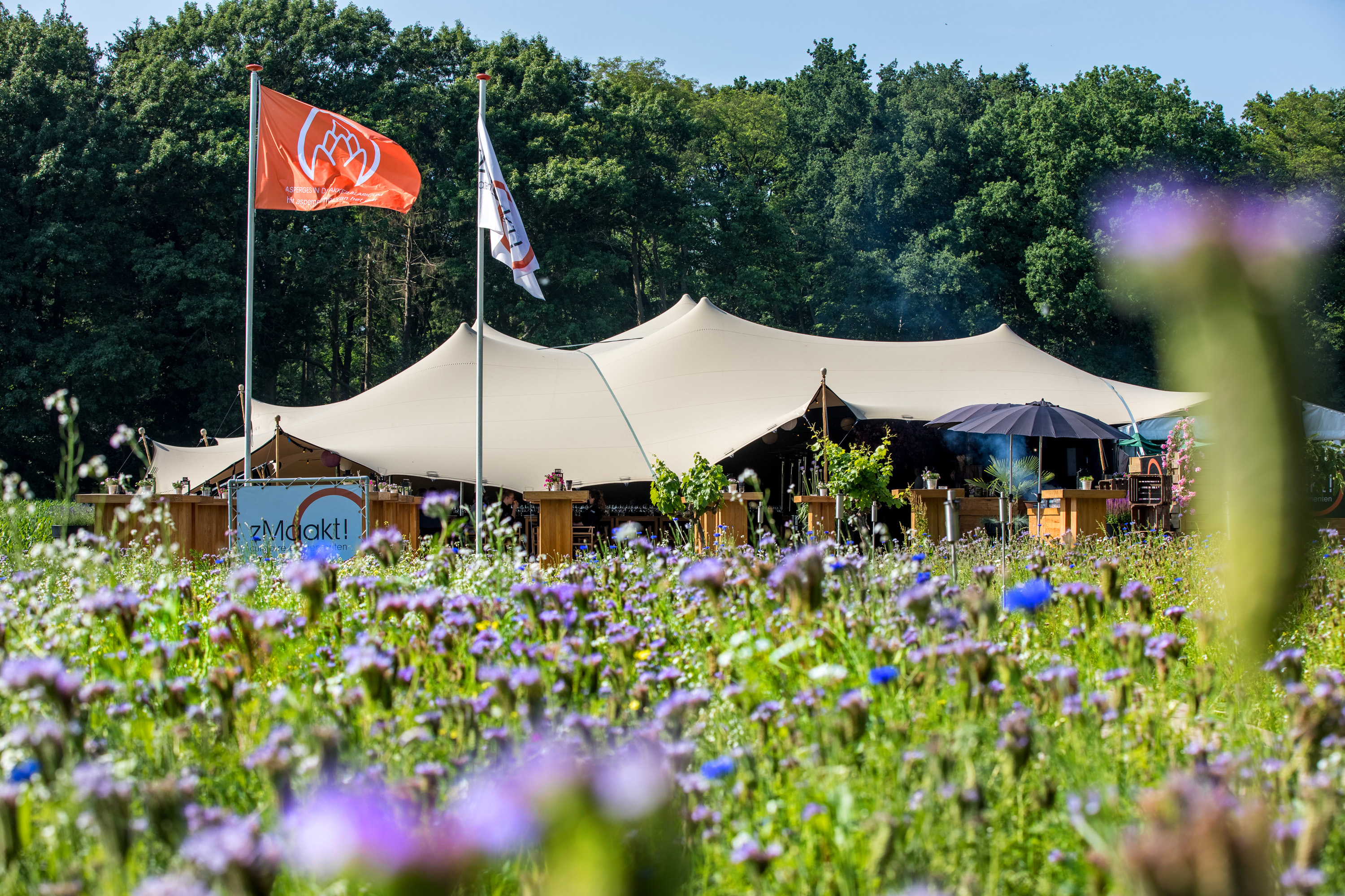 4._Aspergediner_2018_tentmetpaarsebloemen