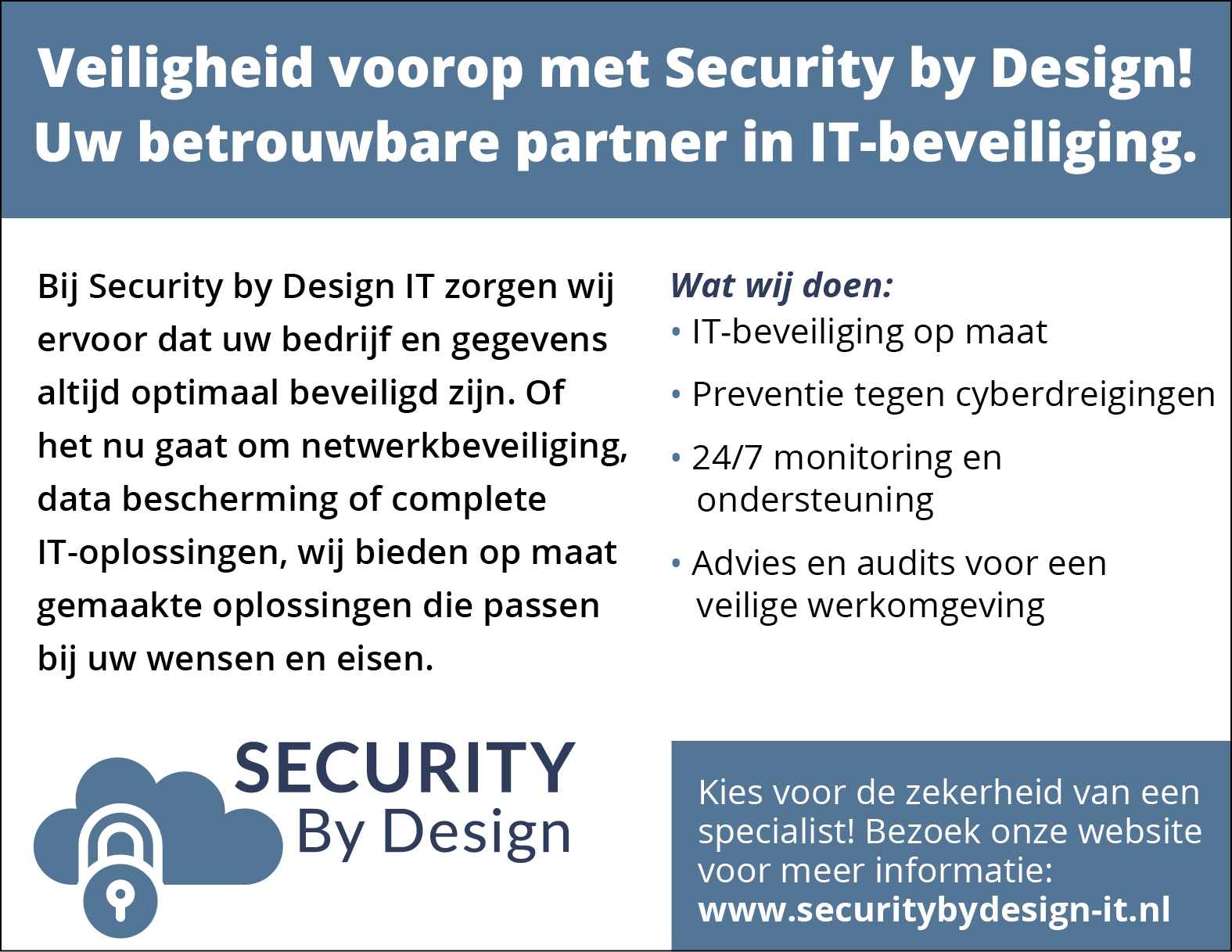 Security by design IT