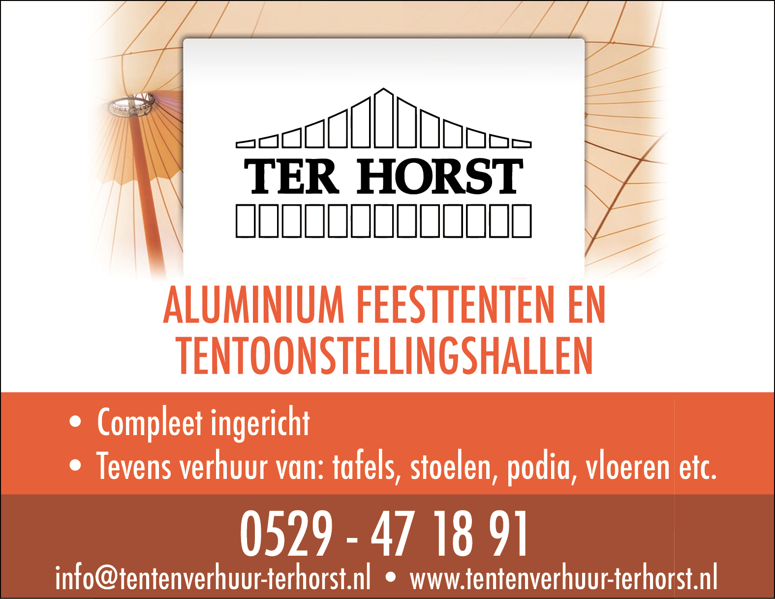 A - Ter Horst Tentenverhuur