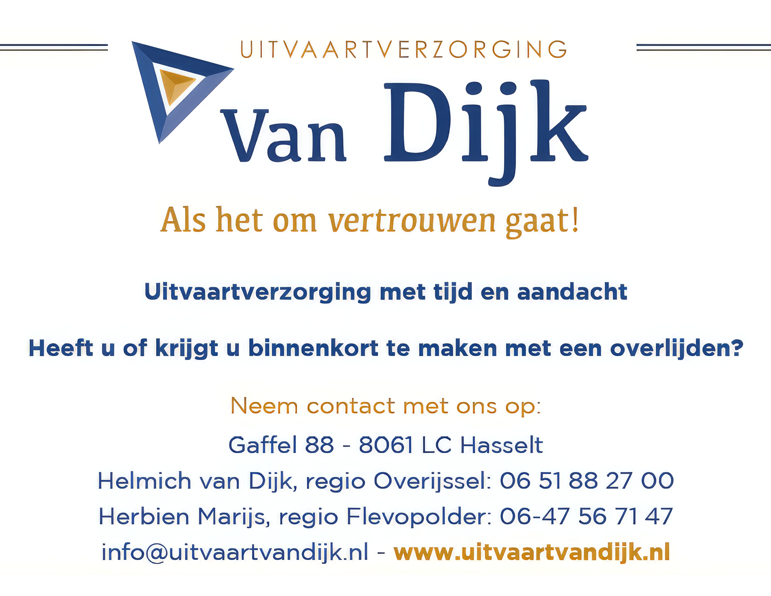 A - Uitvaartverzorging Van Dijk